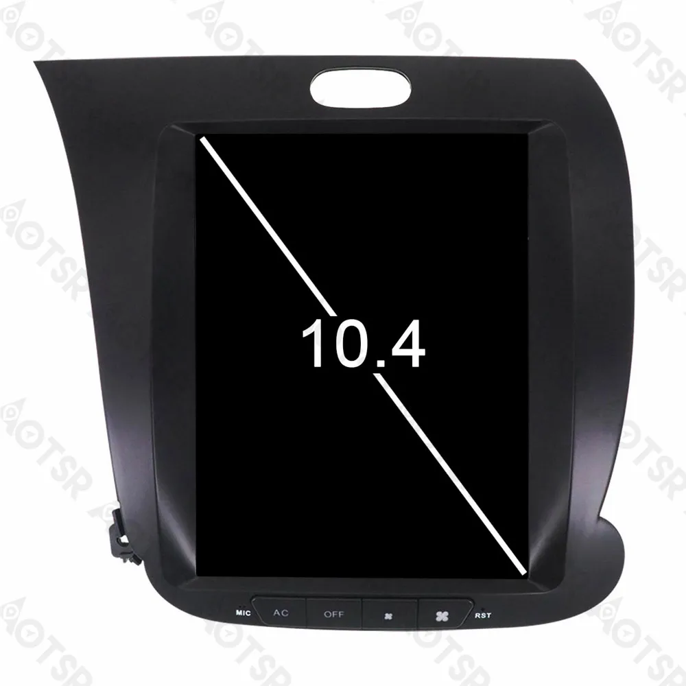 Flash Deal Aotsr Android 7.1 Tesla style Car No DVD Player GPS Navigation For KIA CERATO K3 FORTE 2013-2016 Headunit Car Radio Record wifi 1