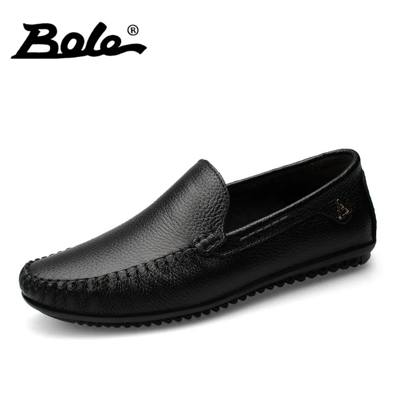 BOLE/мужская кожаная обувь, новые мокасины ручной работы из натуральной кожи, мужские лоферы, дизайнерские, суперзвезды, без шнуровки