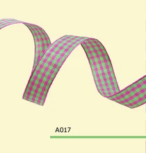 1 Inch 25mm tartan ribbons