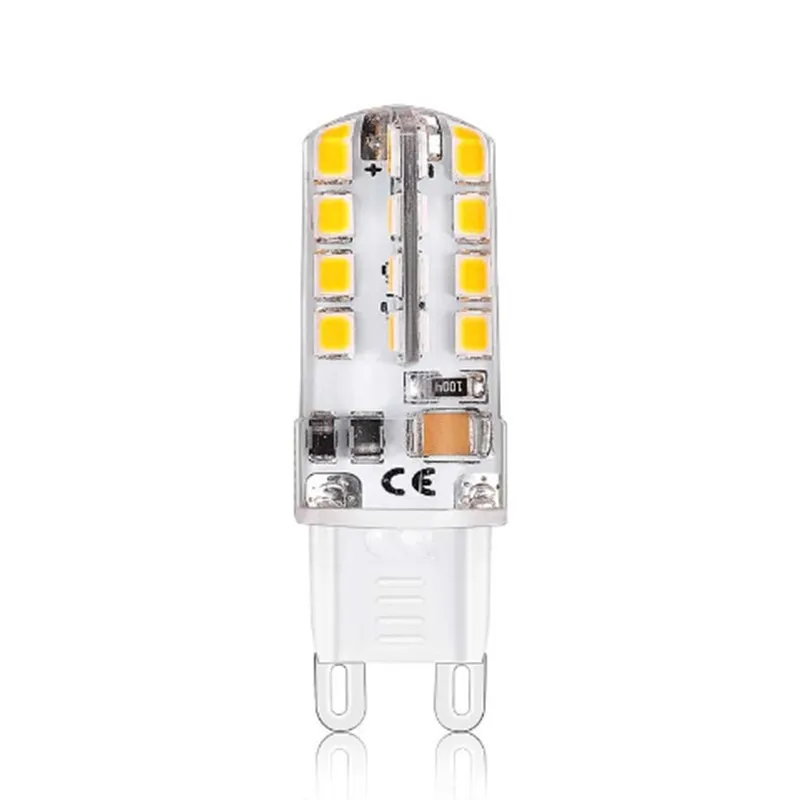 Высокая Мощность G9 Светодиодная лампа кукурузы AC220V 3014 7 Вт 9 12 15 2835LED Хрустальная