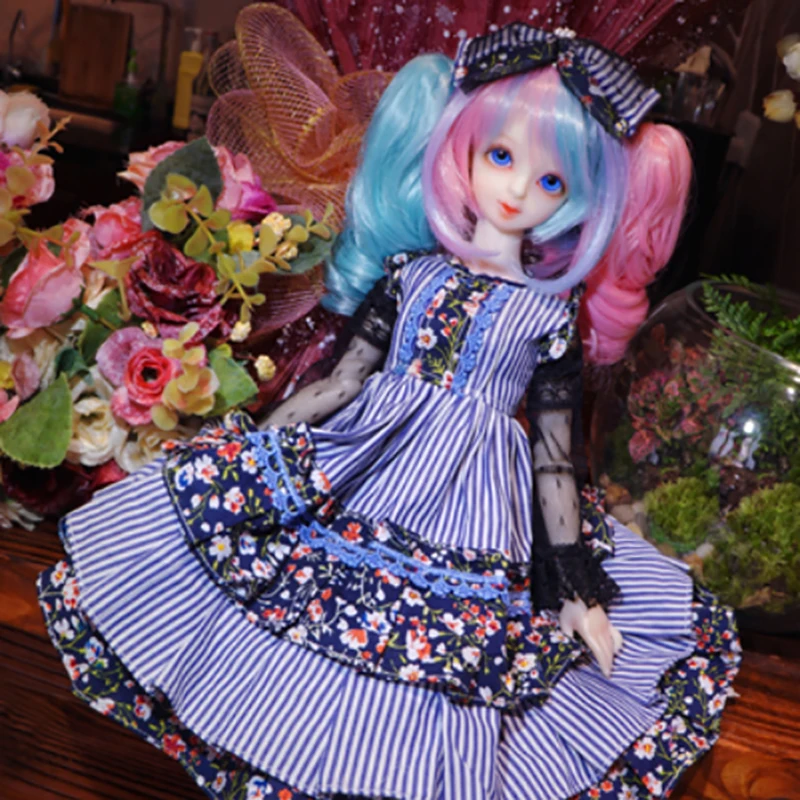 Парик Bybrana BJD для кукол 1/3 1/4 1/6 с двойным градиентом|wig 1/3|hair for wigs1/6 wig |