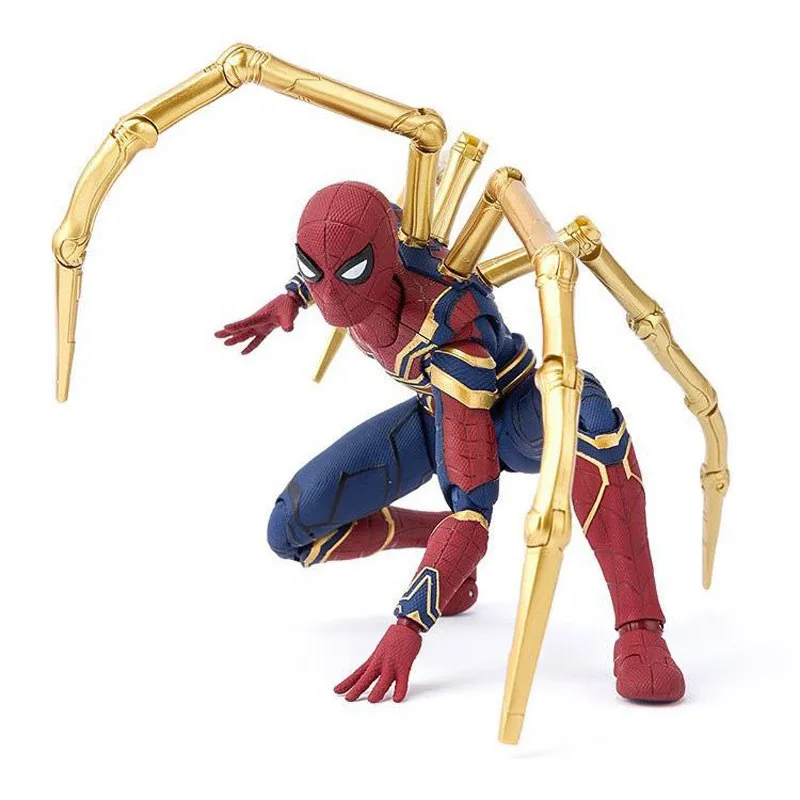 Avengers 3 Infinity War Iron Spiderman 6" Spider-Man PVC Action Figure Toys Gift 