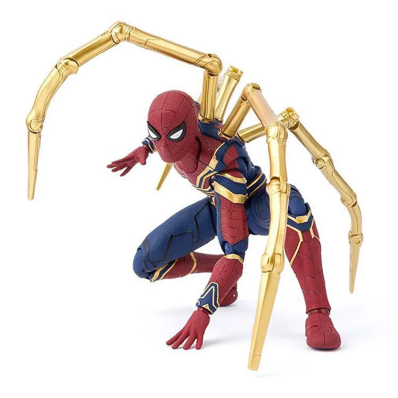 

Marvel The Avengers 3 Action Figure Infinity War Spider Man PVC Model Toy Spiderman Movable Doll Toys For Children 17CM