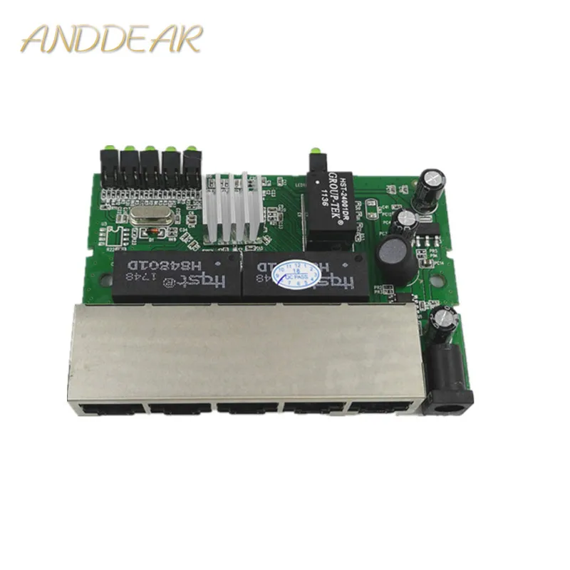 OEM 5 портовый гигабитный модуль коммутатора Ethernet самая дешевая сетевая