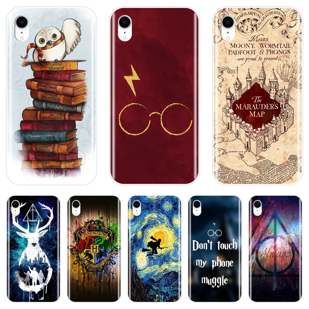 

Phone Case Silicone For Apple iPhone X XR XS MAX 8 7 6S 6 S Cool Harry Potter Soft Back Cover For iPhone 8 7 6S 6 S Plus Case