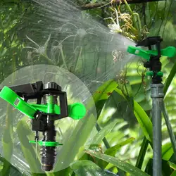 Новый 360 градусов регулируемое орошение спринклерной озеленение сада вращающийся распылитель сад аксессуары рокер форсунки орошения