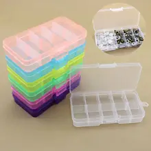 10 отсеков регулируемая коробка для рыболовных приманок Рыболовная Снасть Винтажная с высокой талией коробка для хранения 7 цветов