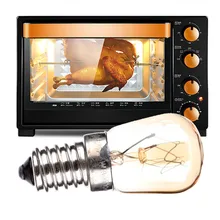 Высокая Температура 300 градусов 15 Вт 25 Вт SES E14 тостер пара лампочки кухонная лампа 110-250 В лампочка для печи