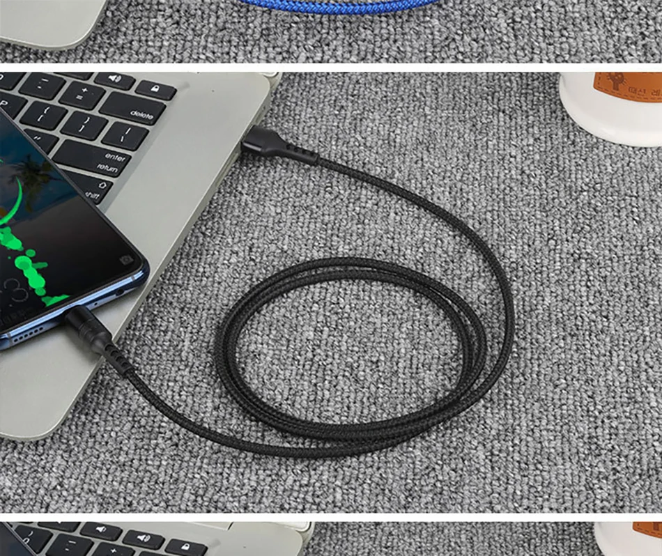 NOHON 5A Type C USB Fast Charging Cable For SamSung Galaxy S8 Plus For Xiaomi Mi5 Charge Data Cable For Huawei P20 Mate 9 10 Pro (17)