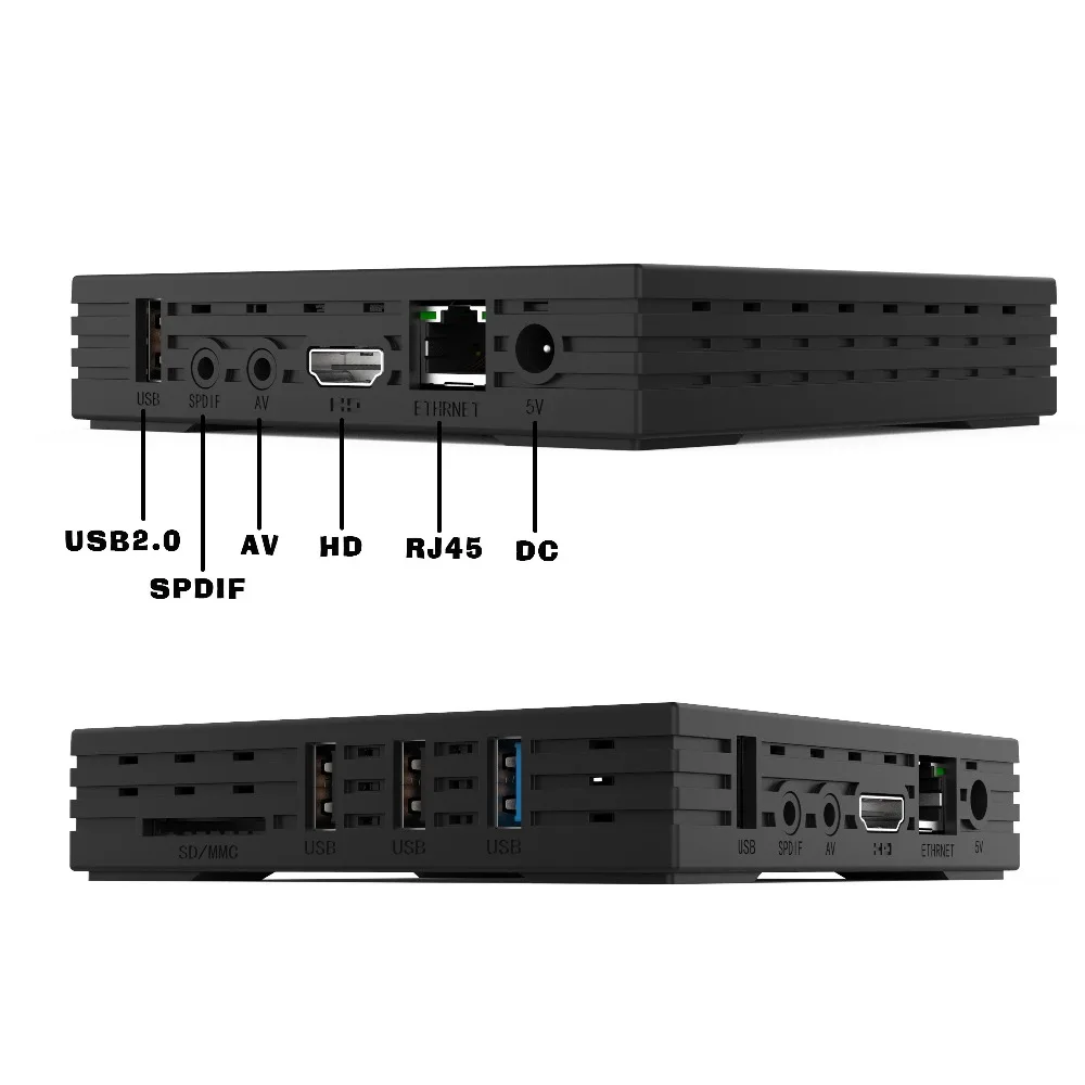 Xinways H96 MAX Plus Smart TV Box Android 7.1 Rockchip RK3328 4 gb di 64 gb di USB3.0 4 k GooglePlay Netflix set top box