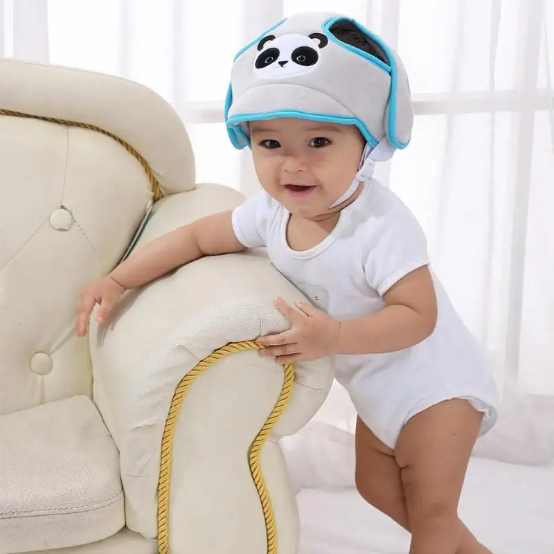 

Baby Anti-fall Head Protection Helmet Cap Infant Safety Anti-collision Hat Kids Walking Adjustable Soft Hat learns to walk Cap