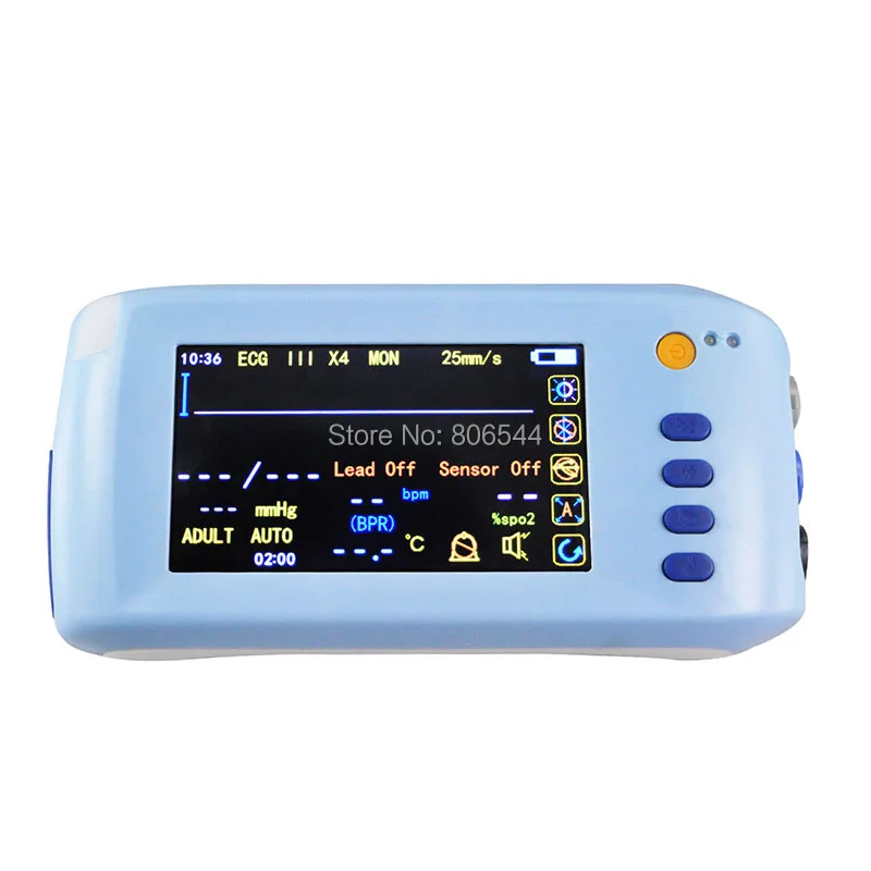 Handheld 6-Parameter Vital sign Monitor Patient Monitor ECG NIBP Spo2 Pulse Rate Temperature 2016 цена Handheld 6-Parameter Vital sign Monitor Patient Monitor ECG NIBP Spo2 Pulse Rate Temperature 2016 цены онлайн
