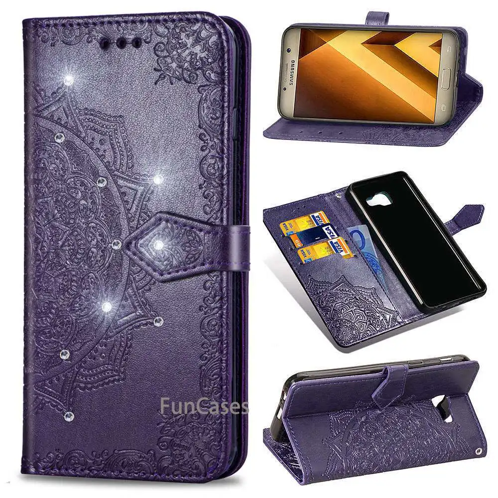 For Samsung Galaxy A5 2017 Case Flip PU Leather Stand Wallet A520 A520F Book Style Cell Phone Cover Bag | Мобильные телефоны и