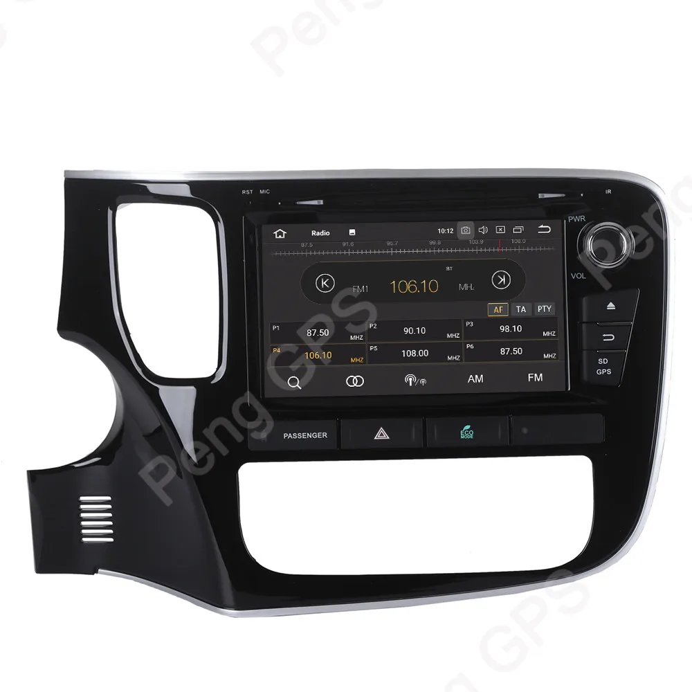Sale 8 Inch 4G+32G Octa Core DVD Player Android 9.0 Car Radio for Mitsubishi Outlander 2014 GPS Navigation 1080P Autostereo Headunit 4