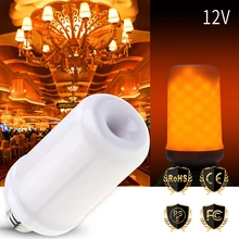 12V LED Fire Lamp Flame Bulb E27 220V Candle Lamp LED Corn Light E14 SMD2835 110V Dynamic Effect Simulation E26 Flame Light Bulb 12V LED Fire Lamp Flame Bulb E27 220V Candle Lamp LED Corn Light E14 SMD2835 110V Dynamic Effect Simulation E26 Flame Light Bulb