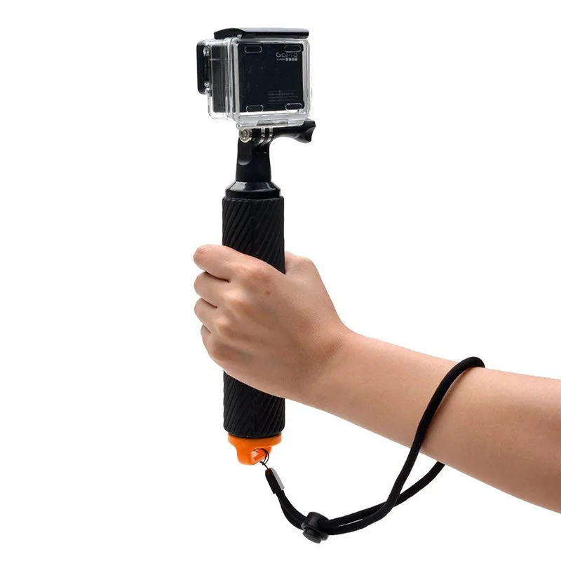 Водонепроницаемая плавающая рукоятка для Gopro Hero 6 5 3 + 4 Session с креплением на ручке