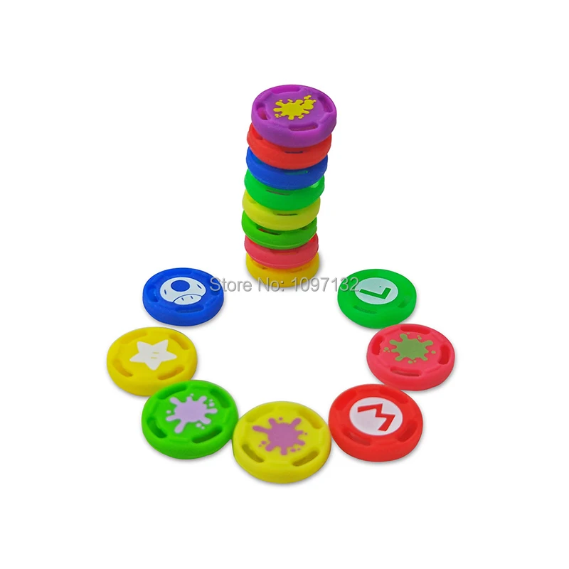4 pcs Silicone Grips for Nintend Switch NS JoyCon Controller Joystick Cover for Joy-Con Analog Thumb Stick Cap (2)