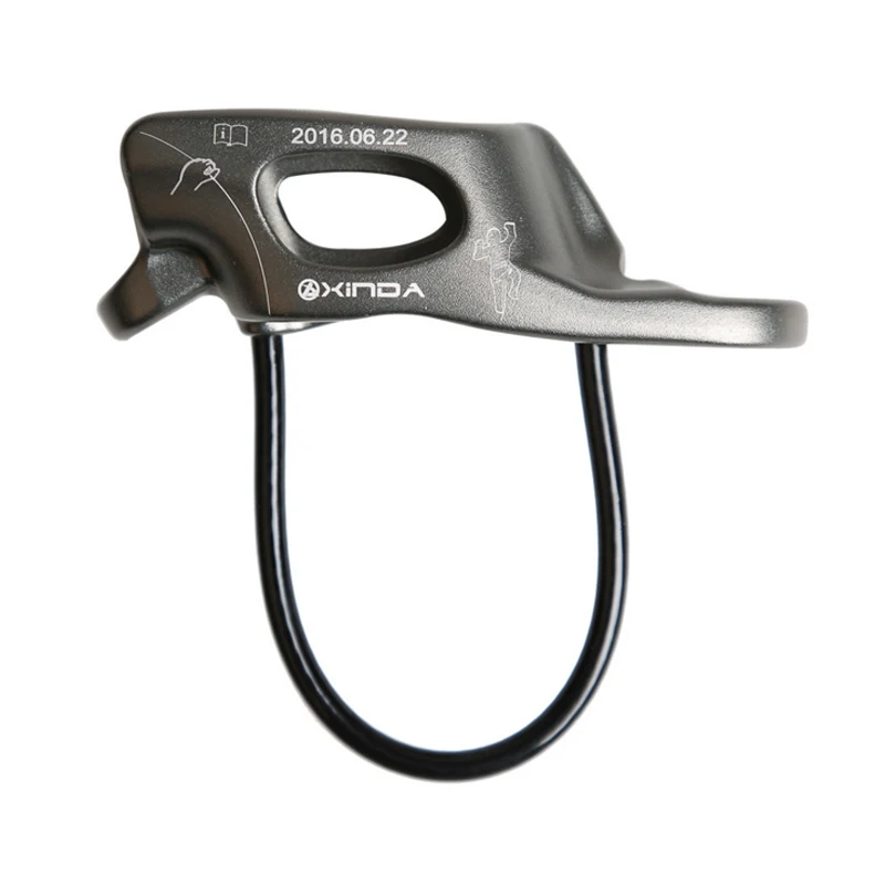 

P129 Outdoor new ATC drop protector, descending device, rock climbing and rappelling equipment, canyoning, landing