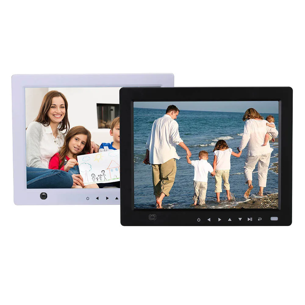 

2W Speaker 10-Inch Front Touch Screen Sensor Digital Photo Frame LED USB MP3 Video Player Support 32GB SD Cards #S