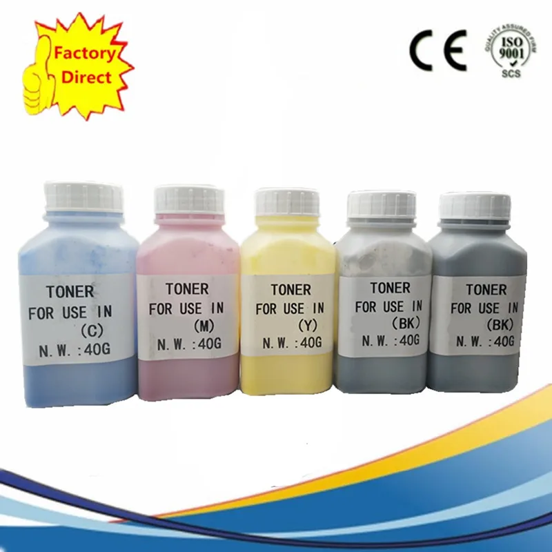 40G 1SET 1BK Набор лазерных порошковых тонеров для заправки d+ для samsung CLP 300 300N CLX 2160 2160N 2161K 2161NK 3160N 3160FN CLP300 принтер - Цвет: 40G 1SET 1BK