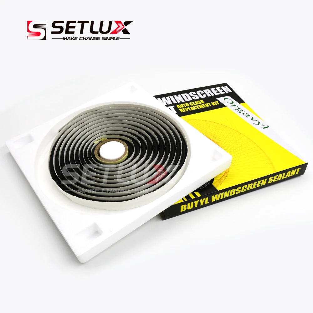 Car headlight sealant Black Snake Butyl Synthetic Rubber Glue Headlight Headlamp Retrofit Speaker Windsreen Adhersive Sealant