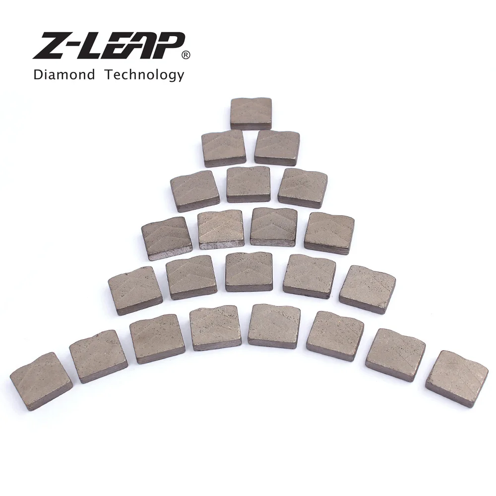 Z-LEAP 24 шт. алмазные сегменты для большой Пилы алмазные режущие Прорезыватели для гранита мраморного камня абразивный инструмент
