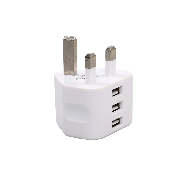 Зарядное устройство с 3 USB разъемами 5 в 1 а|usb uk|uk plug chargerplug charger |