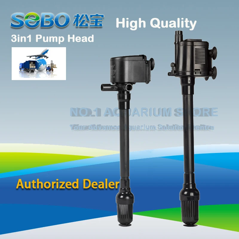 

Brand New SOBO Aquarium Powerhead Pump Water Filter 3 in 1 Submersible Tropical Marine WP-1660/2660/3660/1990/2990/3990