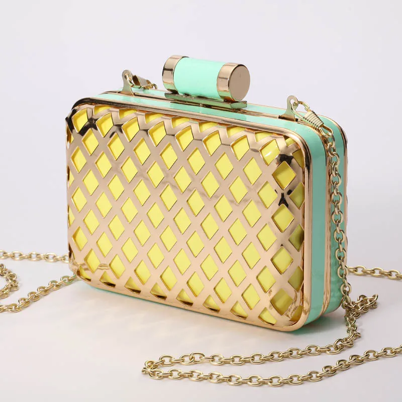 

Criss-Cross Sequined women evening bags brand bolsa feminina luxury leather metal Diamond ladies handbags shoulder bag 6012