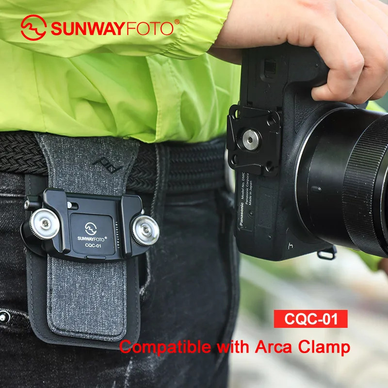 

SUNWAYFOTO CQC-01 Camera Accessories Strap Quick Release Dslr Shoulder Strap Clips Plate Compatible Peak Design