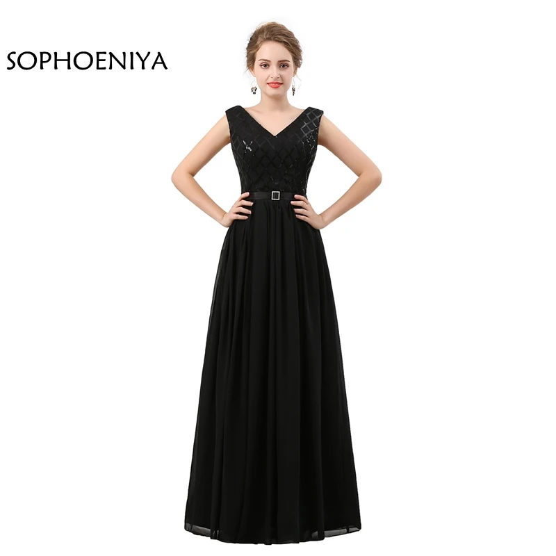 Aliexpress.com : Buy New Arrival V Neck Black Formal dress