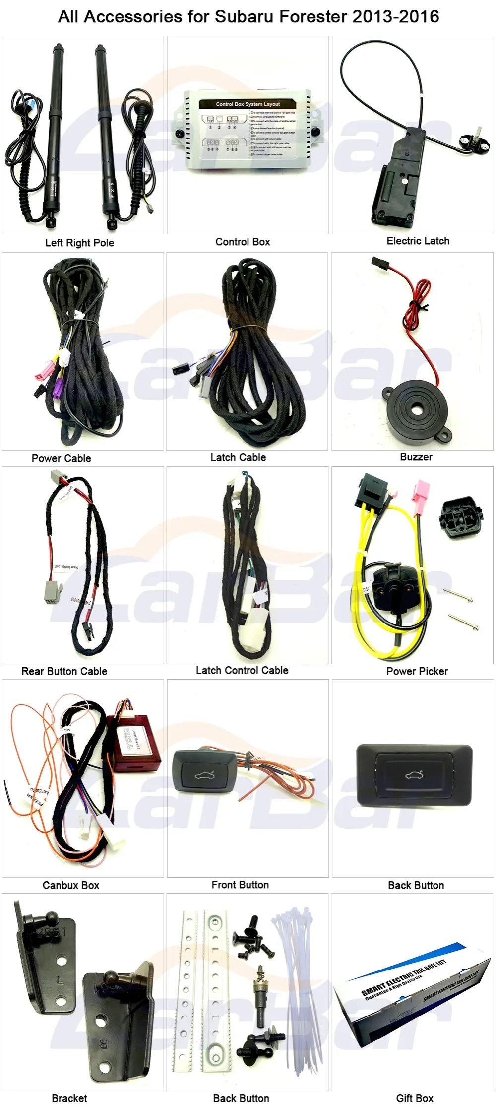 Electric Tail gate lift special for Subaru Forester 2013-2016 (5)