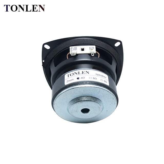 TONLEN 4 inch Subwoofer Speaker 4 ohm 8 ohm 40 W HIFI Bass High Power Speaker Horn portable audio Speakers Sound Box Sound Bar