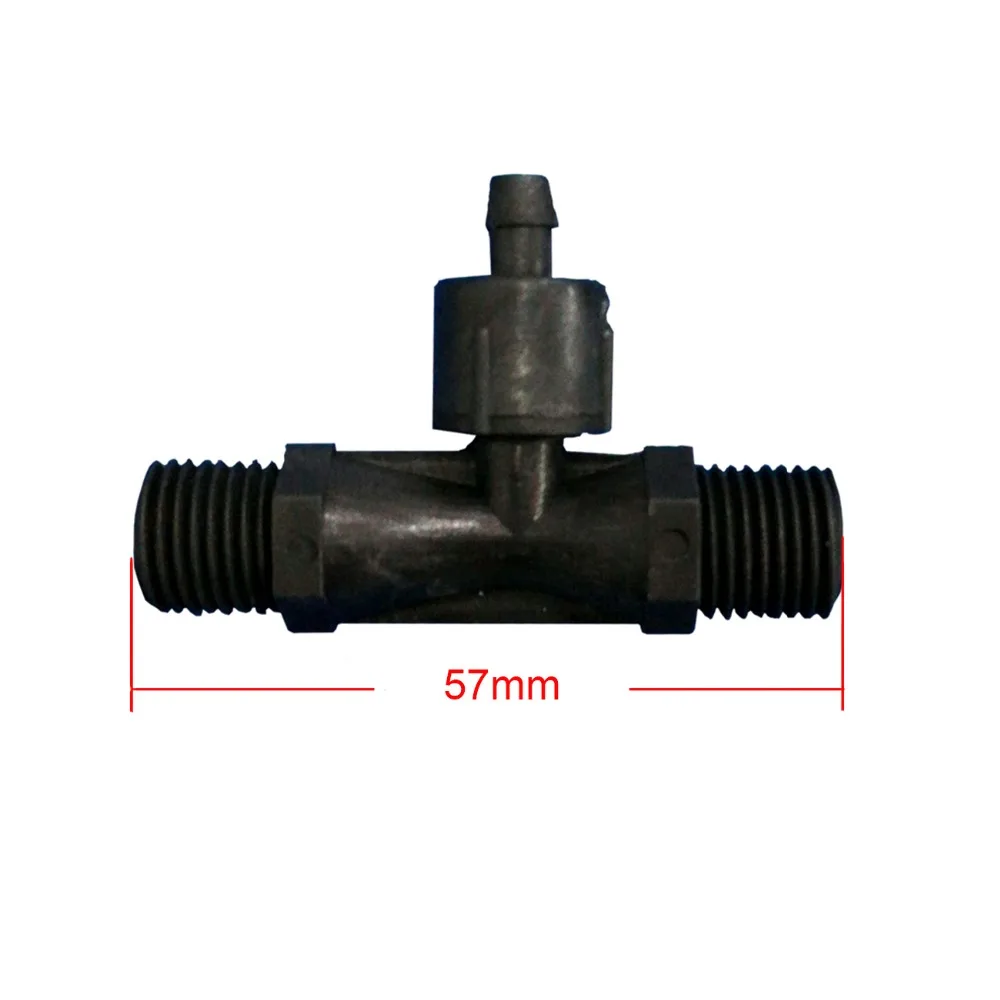 

Free shipping PVDF 1/4" ozone proof venturi tube injector and mixer tube venturi venturi NPT connector 1/4 KH-A12057