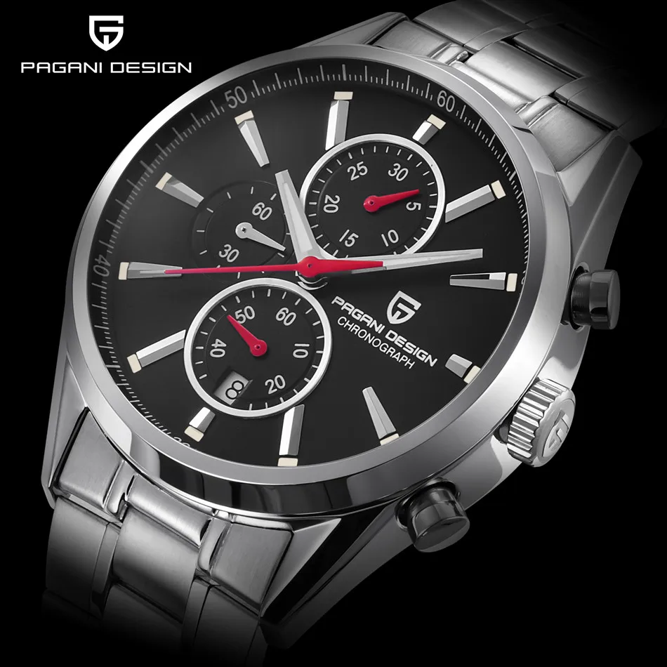 Новинка 2019 года PAGANI Дизайн бренд роскошные кожаные часы для мужчин бизнес повседневное Мужчин's военные кварцевые часы наручные часы Relogio