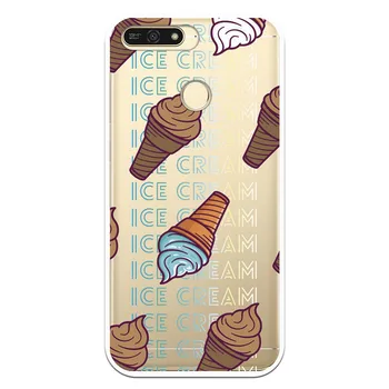 

Stand case costume drawing Icecream WP013 for Huawei Y6 2018
