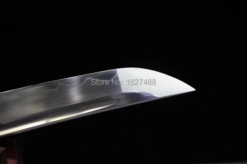 Грушевидный короткий нож Saya Samurai Full Tang T10 из углеродистой стали, очень острый бамбуковый японский меч Танто, катана, боевой готов