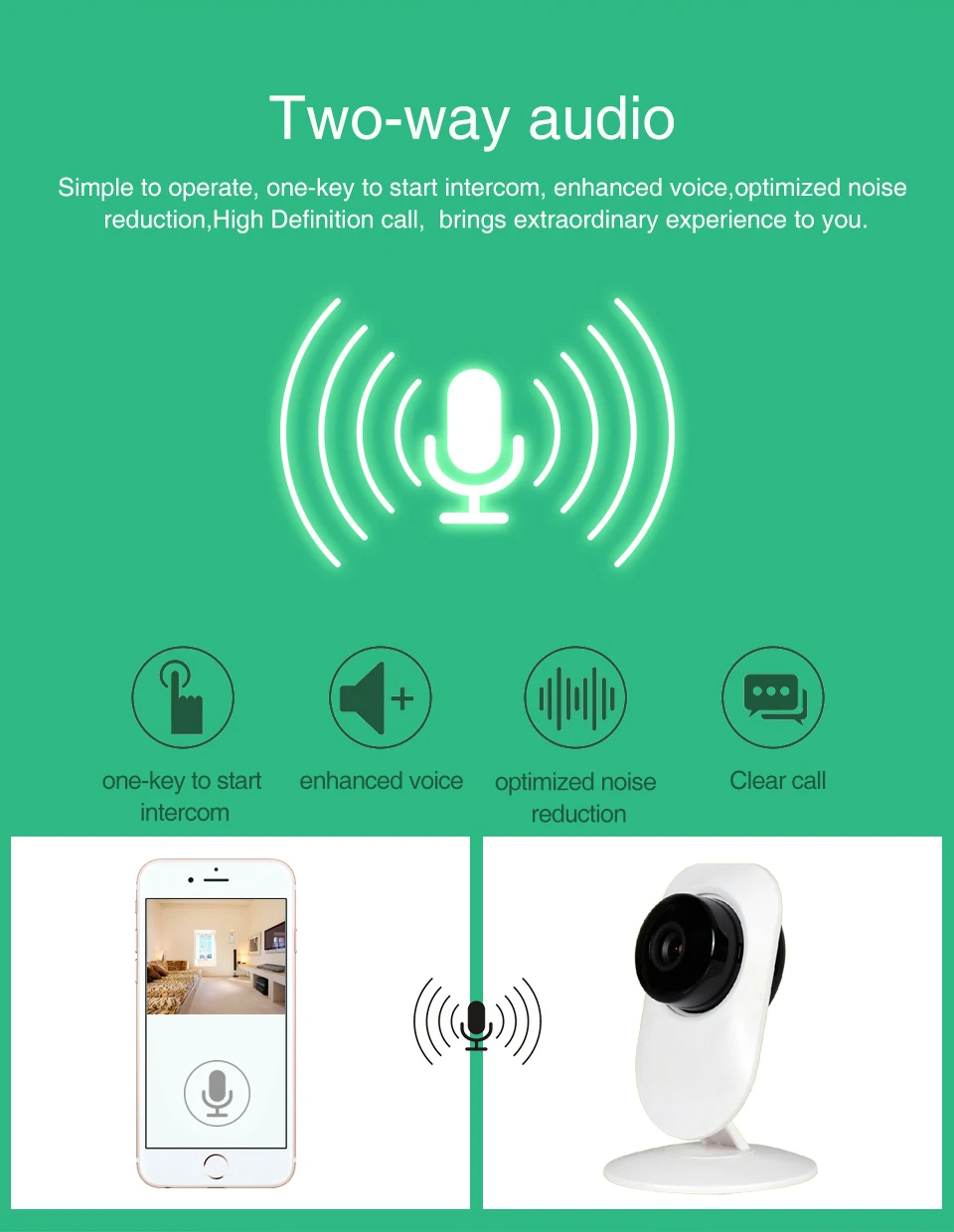 HD 720 P WiFi миниатюрный Детский Монитор Беспроводной IP Камера P2P видеонаблюдения в помещении CCTV Камера домашнее видео монитор Ночное видение