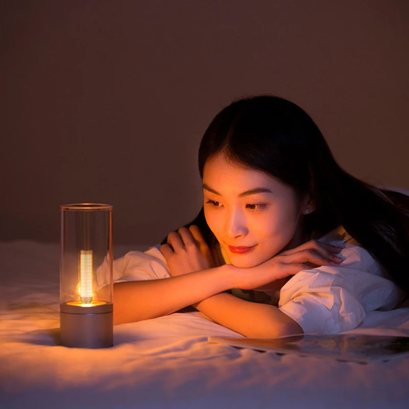 Оригинальный Xiao mi Yee светильник Candela умный светодиодный ночник JIA атмосферная