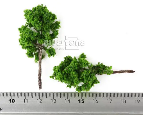 Модель дерева для железнодорожного парка 25 шт. масштаб 1:120 до 1:250|z scale|model treesho scale |
