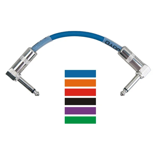 6 pieces/lot JOYO CM 11 Patch Cable for Pedal Connection Colorful Pedal