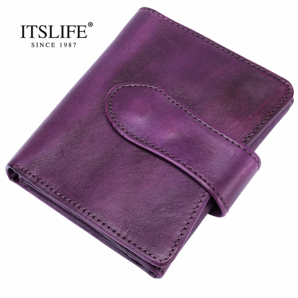 ITSLIFE Genuine Leather Wallets Brand High Quality Design Wallets with