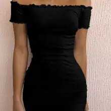 Модные женские пикантные женские облегающее Бандажное платье Вечерние вечернее Короткое мини платье