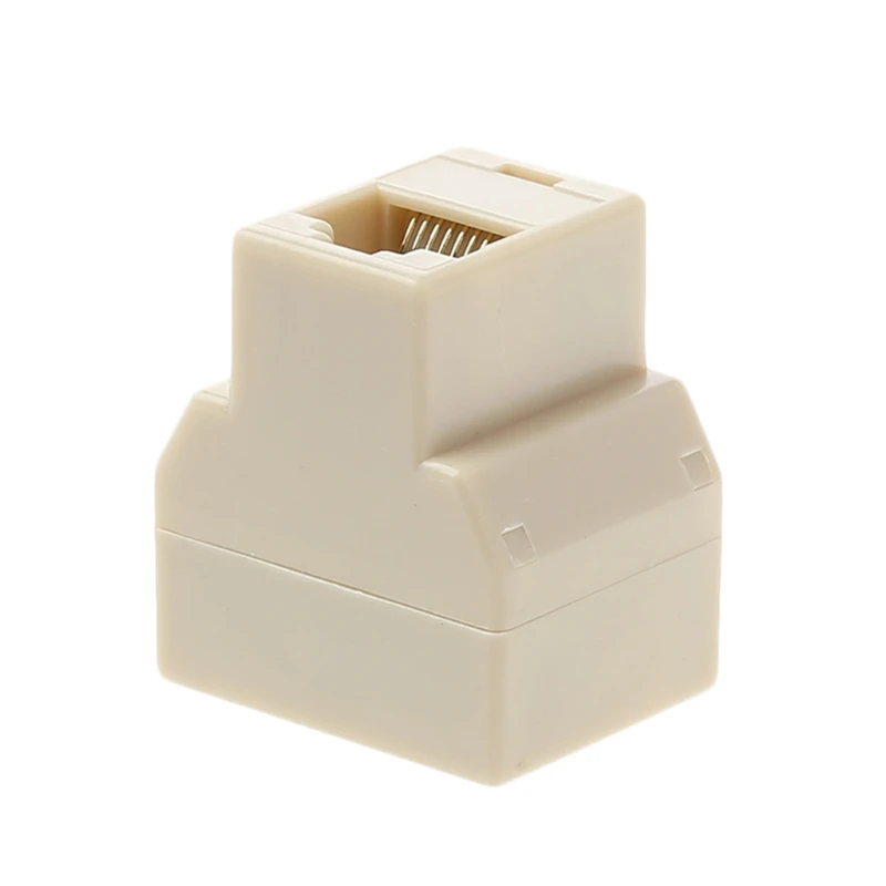 Новый адаптер коннектор 3 шт. 1 2 способа LAN Ethernet сетевой кабель RJ45 гнездовой