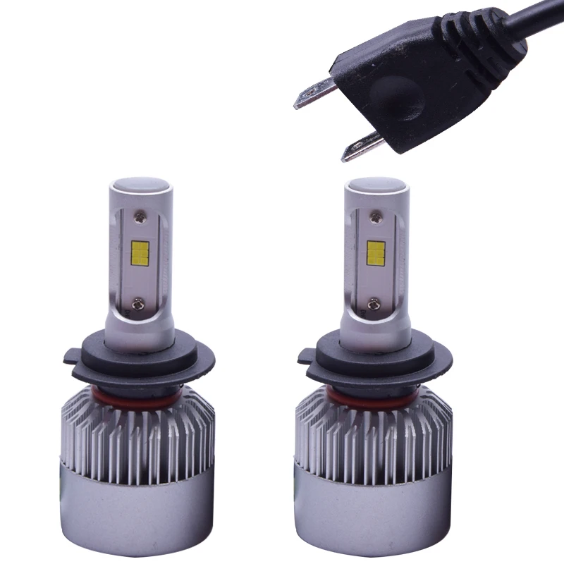 

S2 LED Bulb H1 H4 H3 H7 H8 H9 H11 HB3 9005 Hb4 9006 H13 Car Headlight Led Car Auto Headlight 12V 72W 8000lm CSP Lamp 2pcs / lot