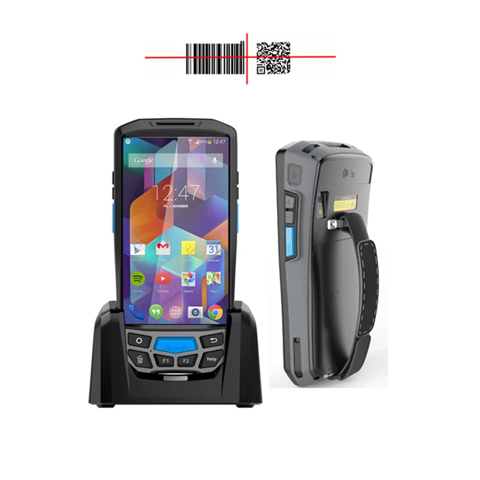 Mobile Handheld Computer Rugged Barcode Scanner Android Terminal Pda 1d