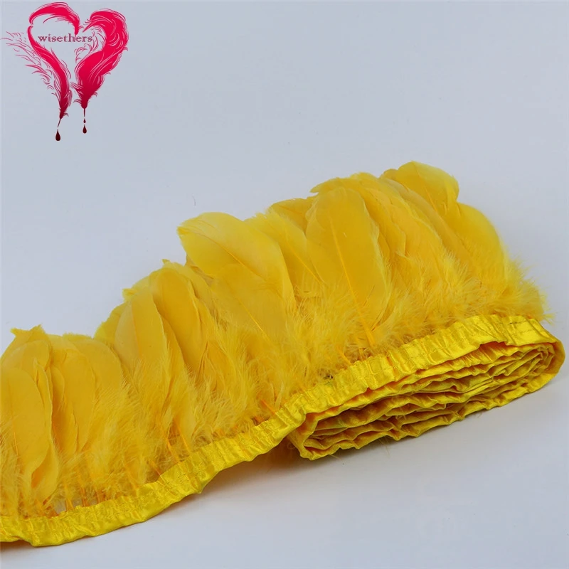 12 golden goose feather fringe 4