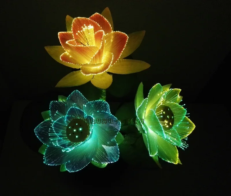 Цвет сменный Лотос Искусственные цветы искусственный букет настоящие сенсорные цветы лампа Будды для домашнего магазина отеля декоративные