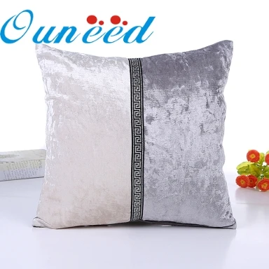 Ouneed 45x45 см счастливый высокое качество красота дома De Coussin семь видов фарфоровый чехол для подушки кафе домашний декор Чехлы для подушек - Цвет: Gray