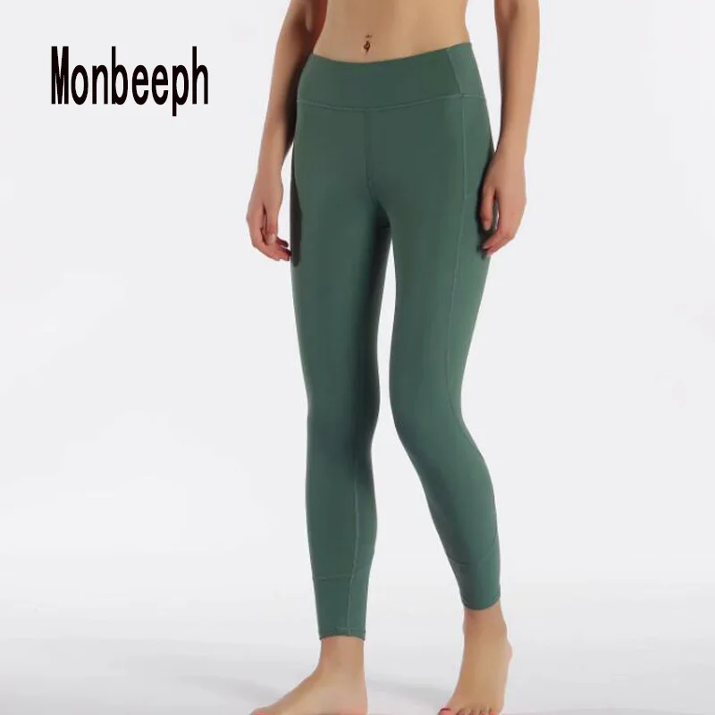 Billig 2019 neue Monbeeph Dünne Beiläufige Weibliche Stretch Hosen dünne Feste hosen Spliced Schwarz grün wein roten hosen